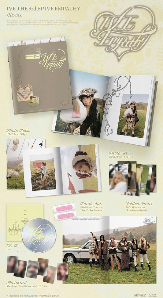 IVE - IVE Empathy - 3rd Mini Album - Standard vers random