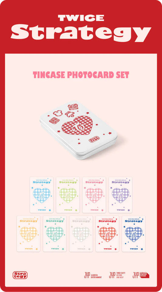 Twice Strategy pop up in Seoul official MD tin case photocard set