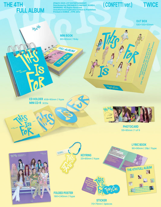 Twice 4th Full Album This Is For CONFETTI ver