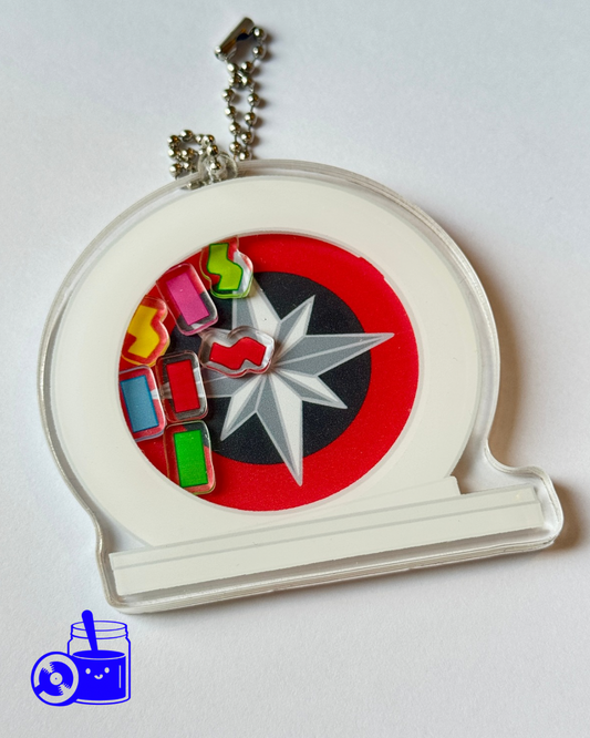 Confetti Rain Shaker Keychain - Stray Kids