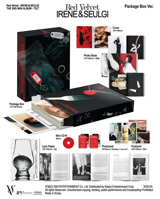 Red Velvet Irene & Seulgi TILT - The 2nd Mini Album Package Box Ver