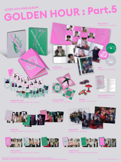 ATEEZ GOLDEN HOUR : PART.5  MINI ALBUM STANDARD Version