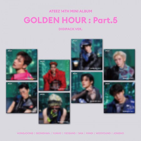 ATEEZ GOLDEN HOUR : PART.5  MINI ALBUM SOLO DIGIPACK