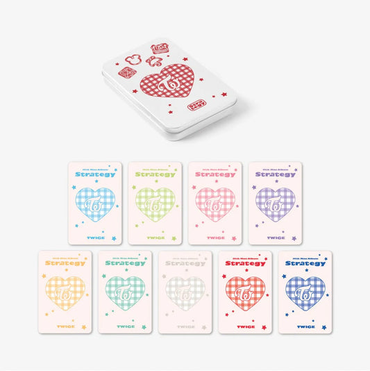 Twice Strategy pop up in Seoul official MD tin case photocard set