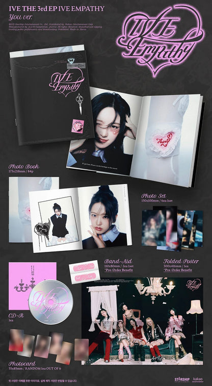 IVE - IVE Empathy - 3rd Mini Album - Standard vers random