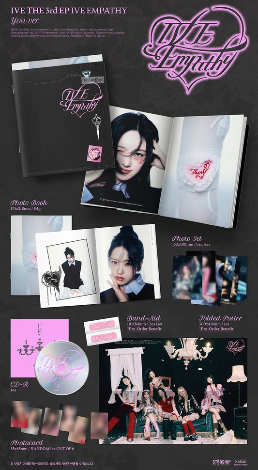 IVE - IVE Empathy - 3rd Mini Album - Standard vers random
