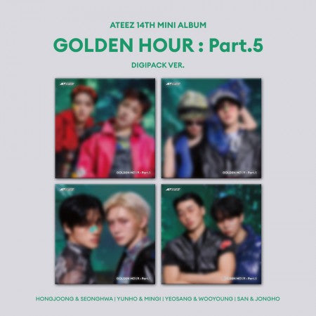 ATEEZ GOLDEN HOUR : PART.5  MINI ALBUM UNIT DIGIPACK
