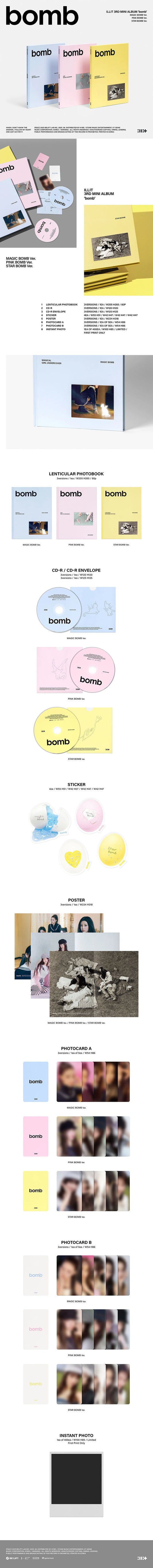 ILLIT - Bomb - 3rd Mini Album Standard Ver