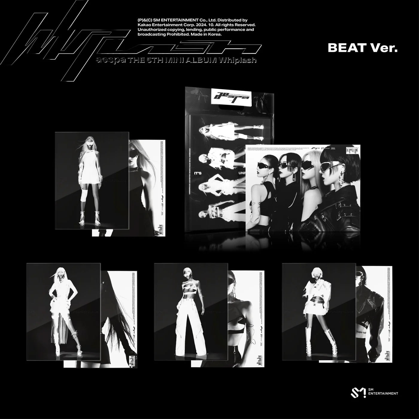 AESPA Whiplash 5th Mini Album BEAT Ver. GISELLE ver.
