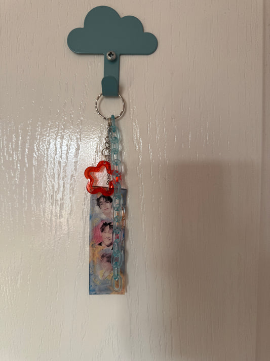 STRAY KIDS 3Racha Jelly Photo Strip Keychain